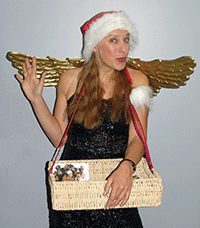 Engel Engelchen Bauchladen Weihnachtsfeier Idee Geschenke